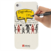 Чехол c поверхностью для рисования для iPhone 4 4S