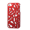 Чехол буквы красный для iPhone 4 4S