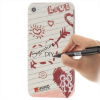 Чехол с поверхностью для рисования для iPhone 4 4S